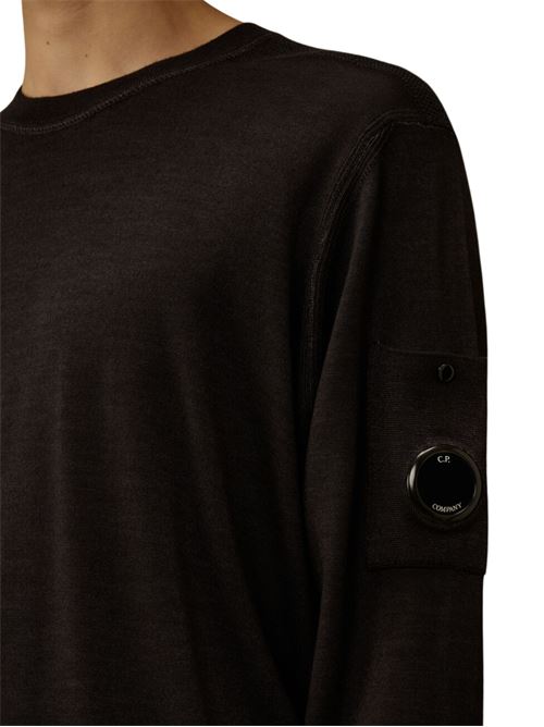 Sweater with Lens Appliqué C.P. COMPANY | 19CMKN024A003247F888